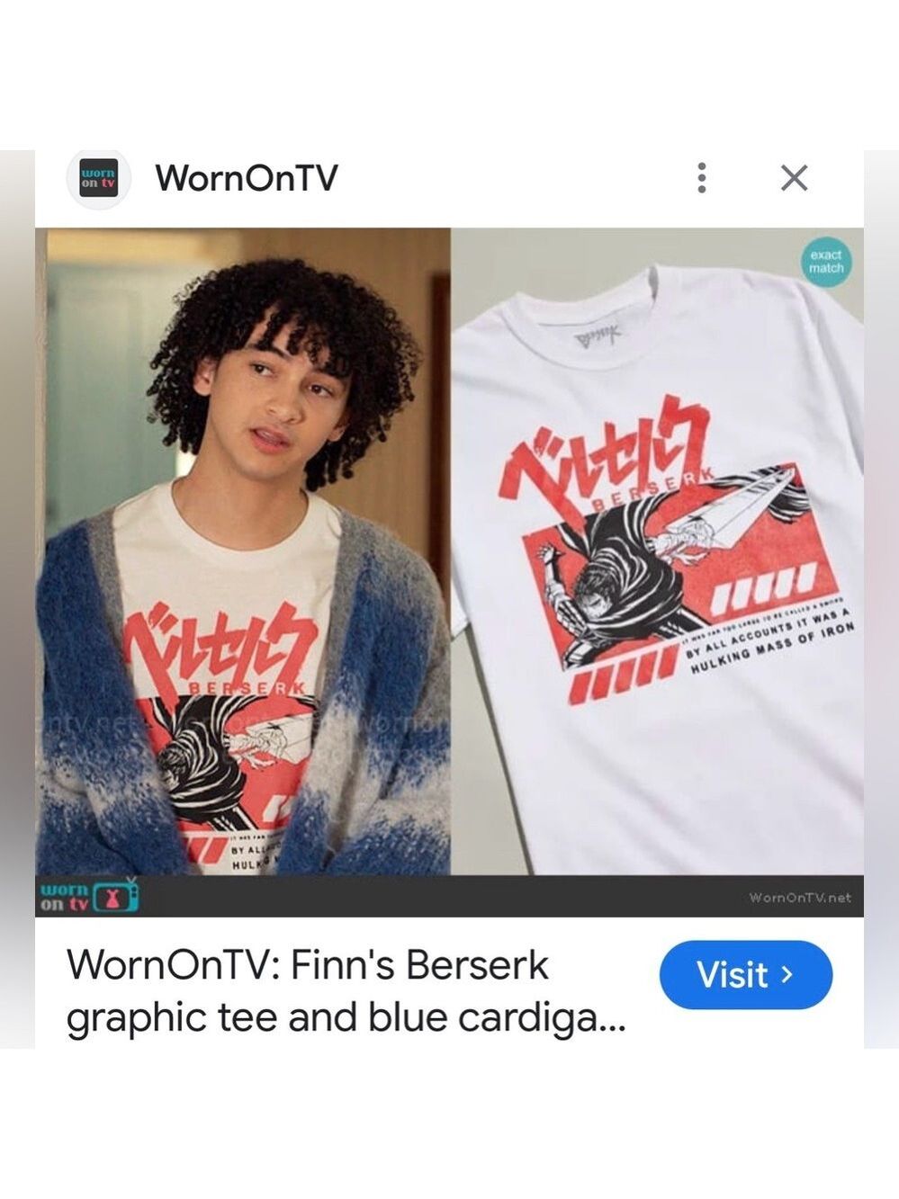 Urban Outfitters Berserk Off White Graphic Tee
